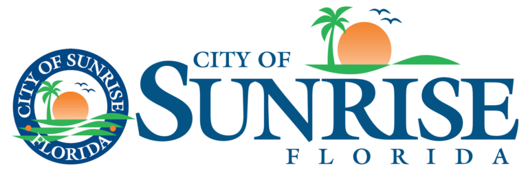 City of Sunrise Florida logo and city seal by 3-D Paving and Sealcoating. The leader in commercial asphalt paving and concrete construction in Sunrise, FL.